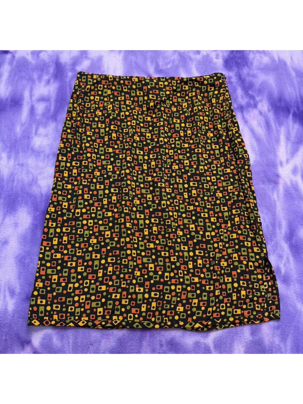 CLIO vintage 90s dotty mid century aesthetic skirt
